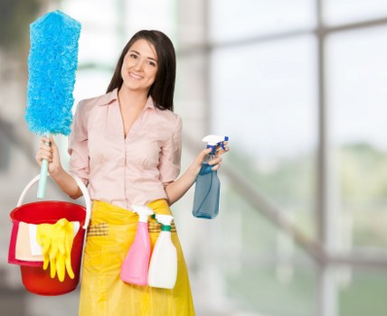 Sorting recyclable carpet cleaning materials and packaging